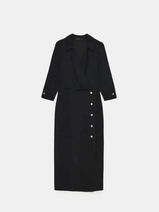 Kleider Für Hochzeitsgäste|Kleider, Overalls>MOHITO Abendkleid in Midilänge Schwarz