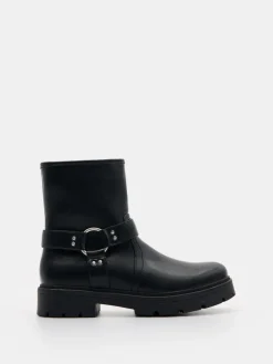 Entdecke Alles|Schuhe>MOHITO Ankle Boots mit Schnallen Schwarz