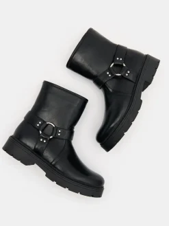 Entdecke Alles|Schuhe></noscript>MOHITO Ankle Boots mit Schnallen Schwarz