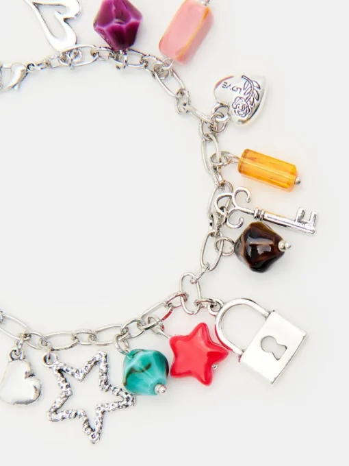 Coming Soon!>MOHITO Armband mit Anhängern Mehrfarbig