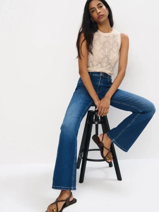 Jeans>MOHITO Ausgestellte Jeans Blau