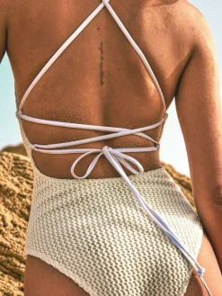 Beachwear Kollektion|Bademode>MOHITO Badeanzug Weiu00df