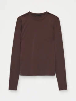 Blusen, Hemden></noscript>MOHITO Basic fitted blouse Dunkelbraun