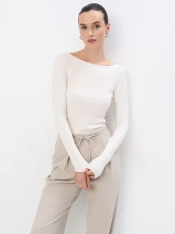 Pullover>MOHITO Basic-Pullover Creme