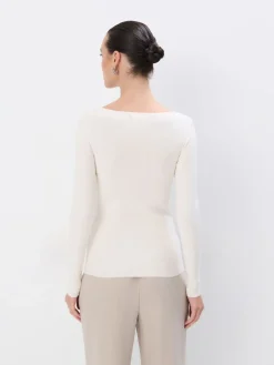 Pullover></noscript>MOHITO Basic-Pullover Creme
