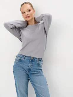 Pullover>MOHITO Basic-Pullover Grau