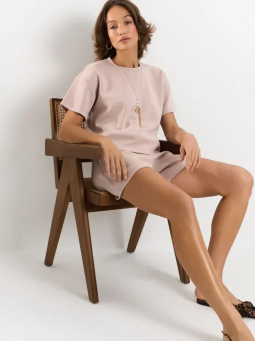 Am Häufigsten Ausgewählt|Sets>MOHITO Basic-Shorts Beige