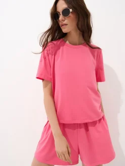 Coming Soon!>MOHITO Basic-Shorts Pink