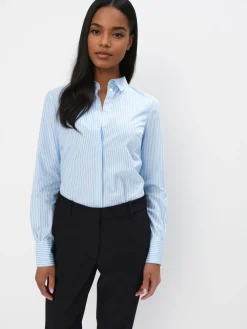 Blusen, Hemden>MOHITO Baumwollhemd Blau