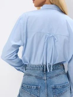 Blusen, Hemden></noscript>MOHITO Baumwollhemd Blau