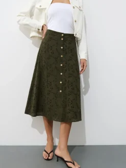 Röcke></noscript>MOHITO Baumwollrock Khaki