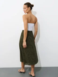 Röcke></noscript>MOHITO Baumwollrock Khaki