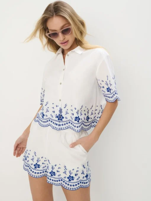 Sets|Shorts>MOHITO Baumwollshorts Weiu00df