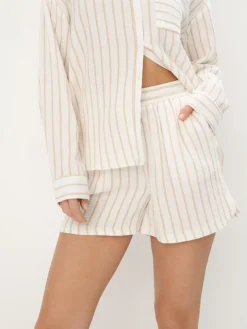 Sets|Shorts></noscript>MOHITO Baumwollshorts Weiu00df
