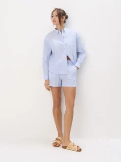 Sets|Shorts>MOHITO Baumwollshorts Blau