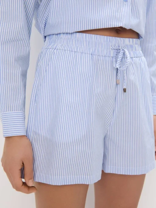 Sets|Shorts>MOHITO Baumwollshorts Blau