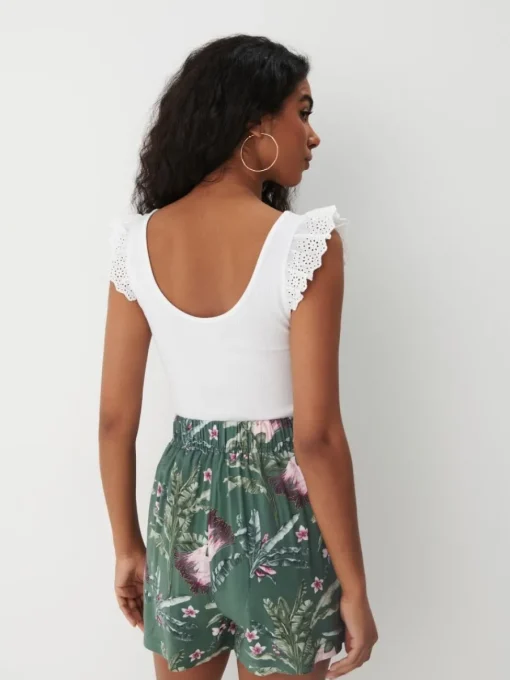 T-shirts, Tops>MOHITO Baumwolltop Weiu00df