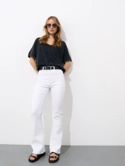T-shirts, Tops>MOHITO Baumwoll-T-Shirt mit Wascheffekt Schwarz