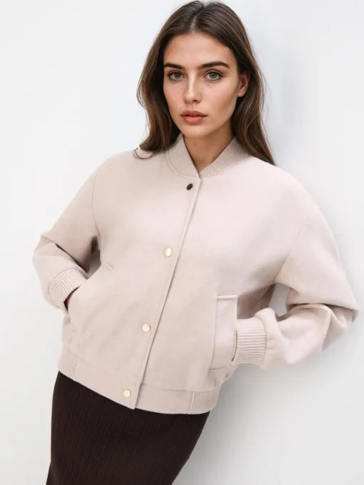 Jacken, Mäntel>MOHITO Bomberjacke Beige