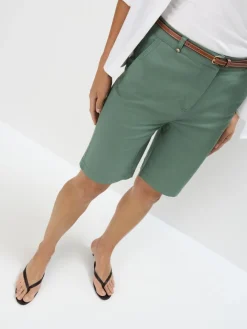 Shorts>MOHITO Bermuda-Shorts Grün