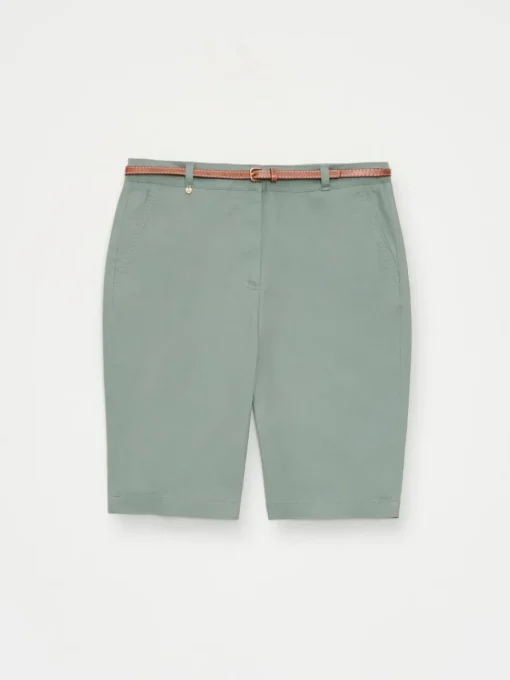 Shorts>MOHITO Bermuda-Shorts Grün