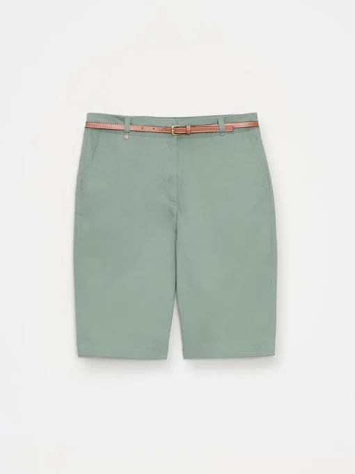 Shorts>MOHITO Bermuda-Shorts Grün