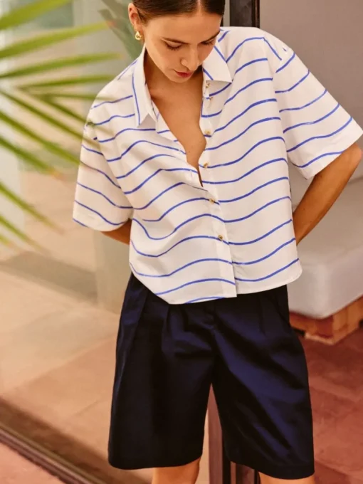 Shorts>MOHITO Bermuda-Shorts Navy