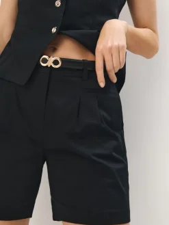 Sets|Shorts>MOHITO Bermuda-Shorts Schwarz