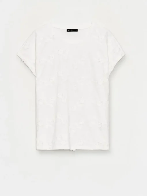 Blusen, Hemden>MOHITO Bestickte Bluse Weiu00df