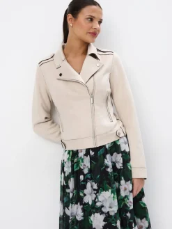 Jacken, Mäntel>MOHITO Biker-Jacke Beige