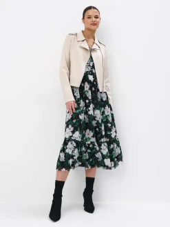Jacken, Mäntel>MOHITO Biker-Jacke Beige