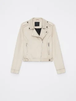 Jacken, Mäntel></noscript>MOHITO Biker-Jacke Beige