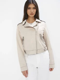 Jacken, Mäntel>MOHITO Bikerjacke Beige