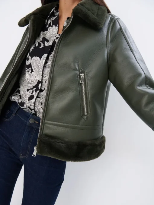 Jacken, Mäntel>MOHITO Bikerjacke Khaki
