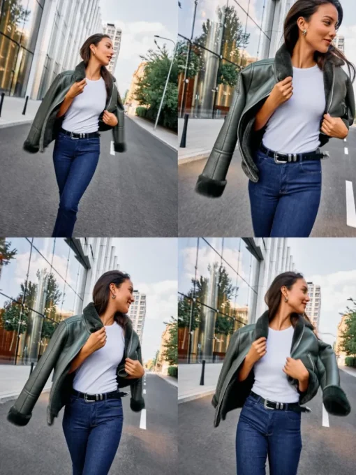 Jacken, Mäntel>MOHITO Bikerjacke Khaki