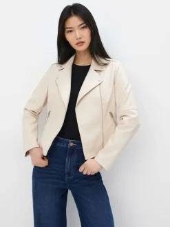 Jacken, Mäntel>MOHITO Bikerjacke Nude