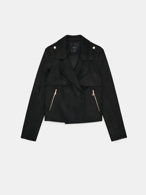Jacken, Mäntel>MOHITO Bikerjacke in Schwarz