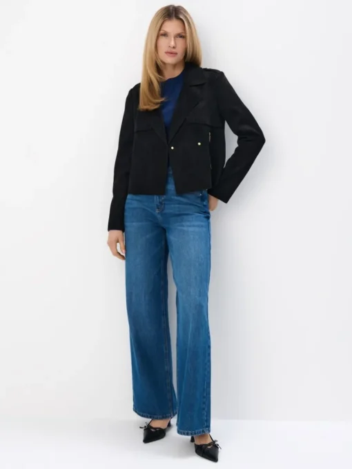 Jacken, Mäntel>MOHITO Bikerjacke in Schwarz