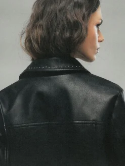 Jacken, Mäntel></noscript>MOHITO Bikerjacke mit Zierelementen Schwarz