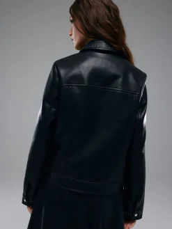 Jacken, Mäntel></noscript>MOHITO Bikerjacke mit Zierelementen Schwarz