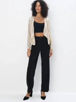 Blazer>MOHITO Blazer mit Pailletten Gold