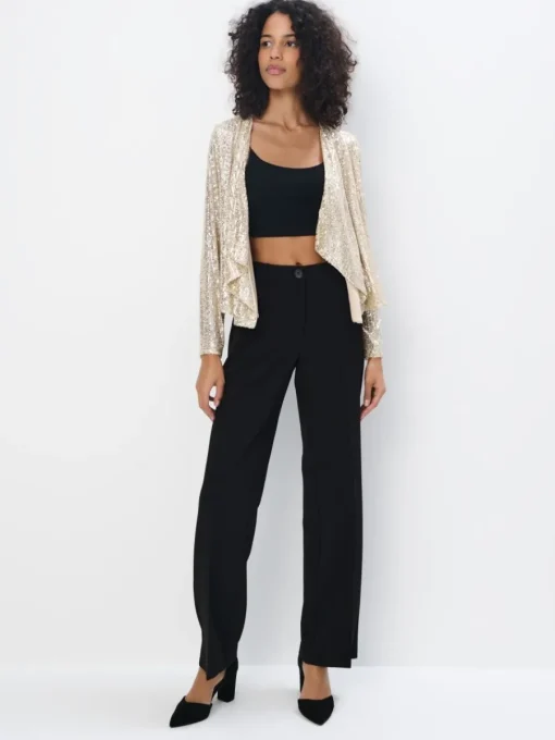 Blazer>MOHITO Blazer mit Pailletten Gold