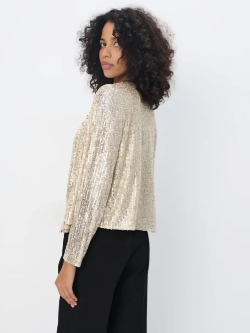 Blazer>MOHITO Blazer mit Pailletten Gold