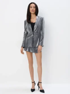 Blazer>MOHITO Blazer mit Pailletten Grau