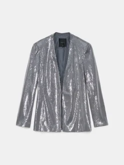 Blazer></noscript>MOHITO Blazer mit Pailletten Grau