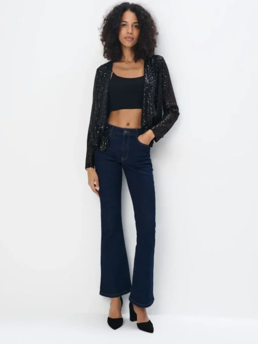 Blazer>MOHITO Blazer mit Pailletten Schwarz