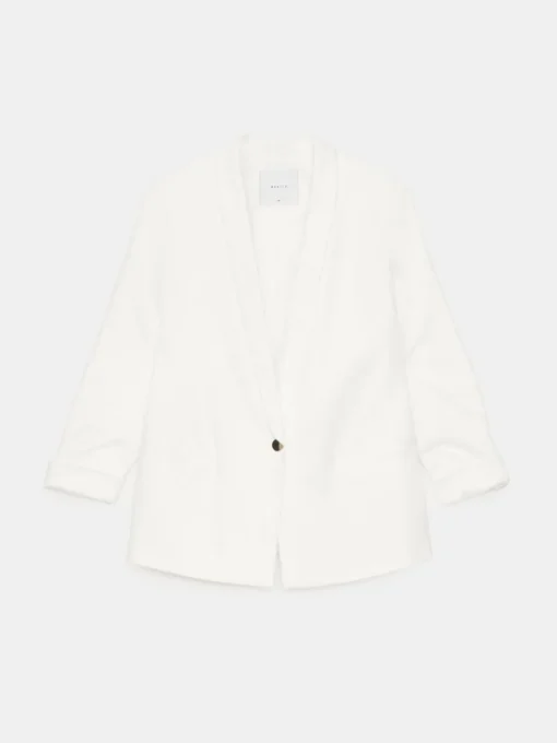 Blazer>MOHITO Blazer mit 3/4-Ärmeln Creme