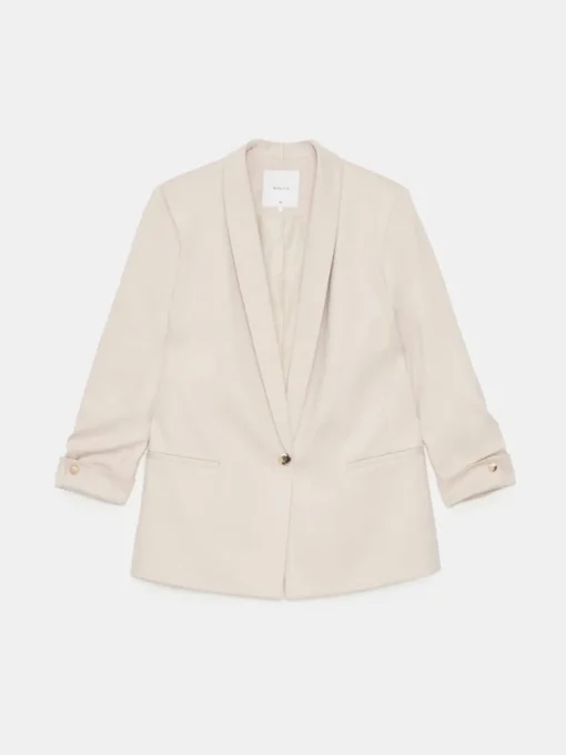 Blazer>MOHITO Blazer mit 3/4-Ärmeln Beige