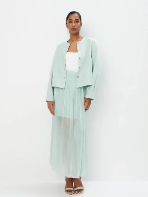 Blazer>MOHITO Blazer mit Zierknöpfen Mintgrün