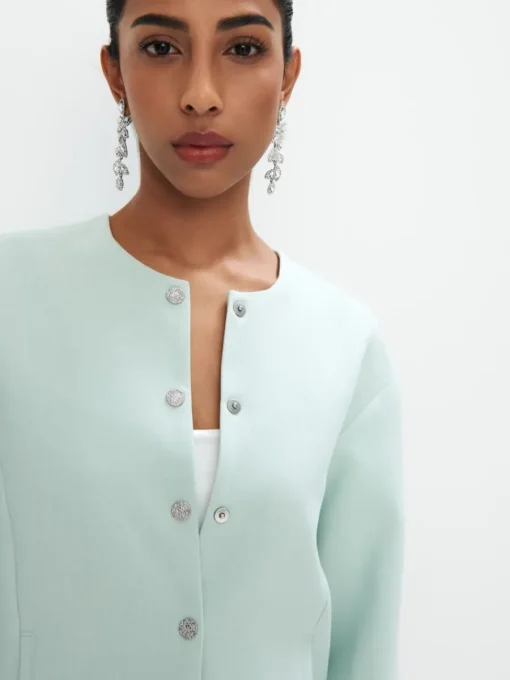 Blazer>MOHITO Blazer mit Zierknöpfen Mintgrün